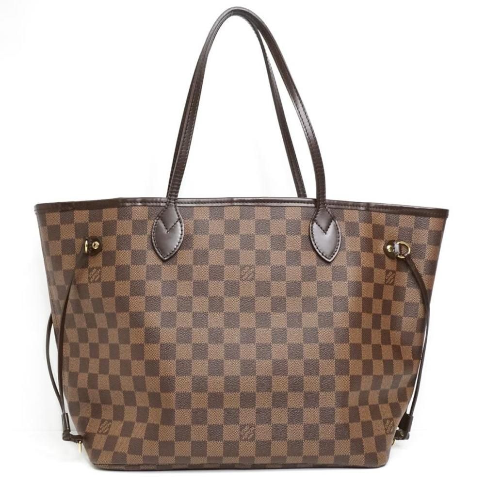 Louis Vuitton Damier Ebene Neverfull MM Tote Bag
